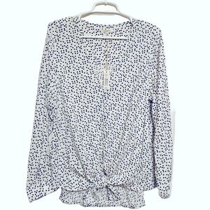 Max Studio NWT -Heart Blouse Woman’s Size large